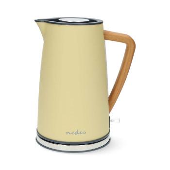 Kedel 1,7 l Soft-Touch Gul 360-graders rotation Skjult - Nedis