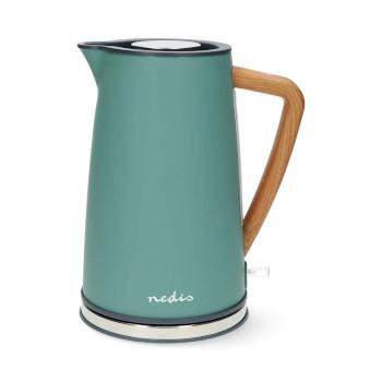 Kedel 1,7 l Soft-Touch Grøn 360-graders rotation Skjult - Nedis