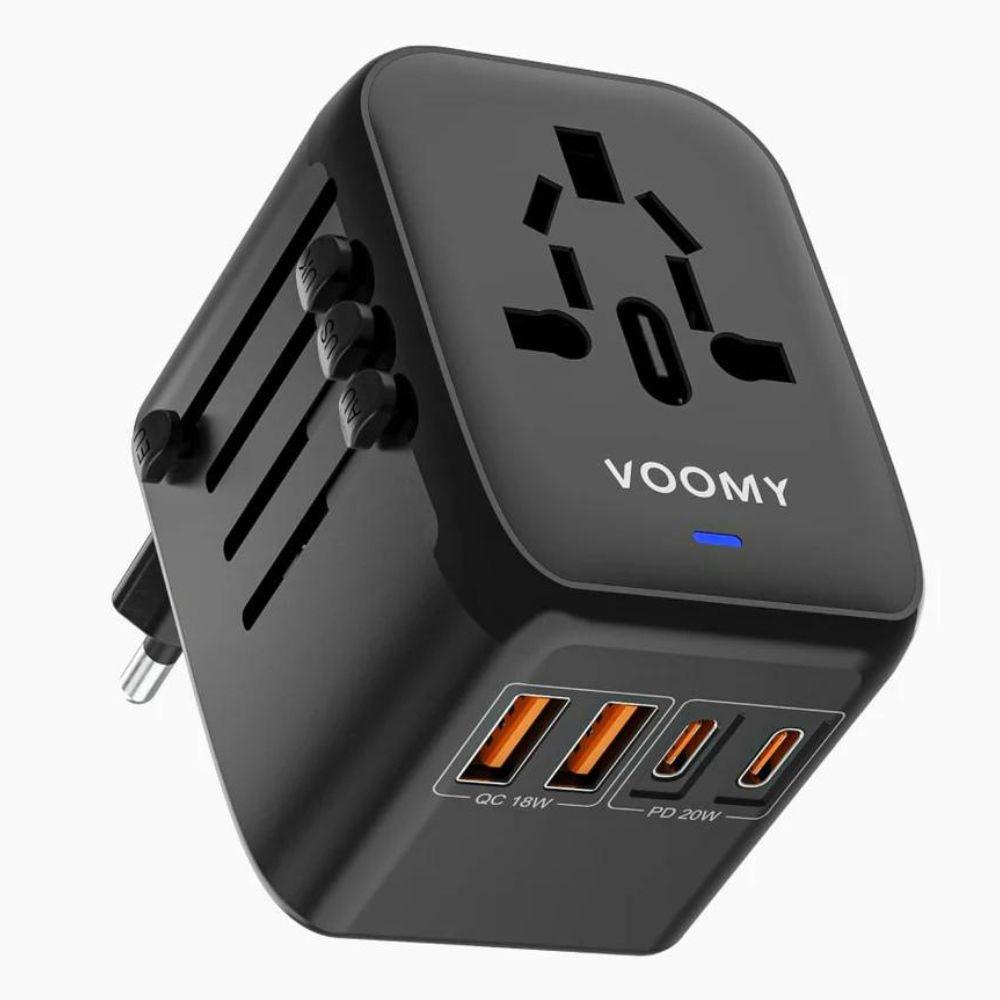 Verdensstik med USB A + USB C - 170 lande