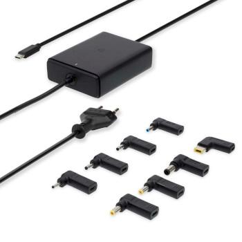 Notebook-adapter GaN 100 W 5 / 9 / 12 / 15 / 20 V DC 3,0 / 5,0 A - Nedis