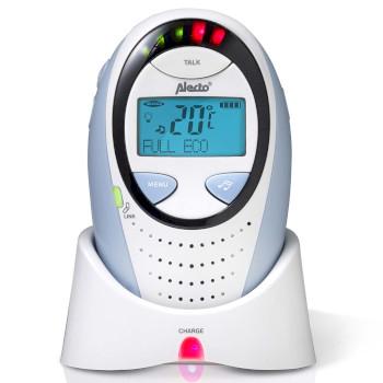 DBX-88 ECO Full Eco DECT-babyalarm med display hvid/blå - Alecto