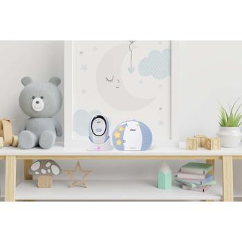 DBX-85 ECO Full Eco DECT-babyalarm hvid/blå - Alecto
