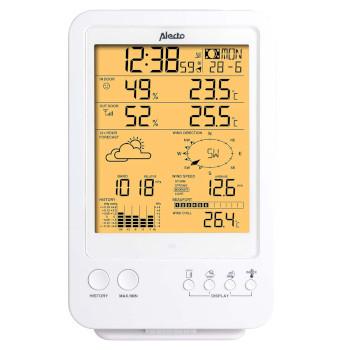 WS-4800 Professionel vejrstation med trådløs sensor, hvid - Alecto