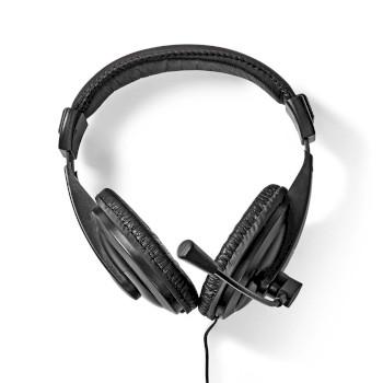 PC-headset Over-Ear Stereo 1x 3,5 mm / 2x 3,5 mm Sammenklappeligt - Nedis