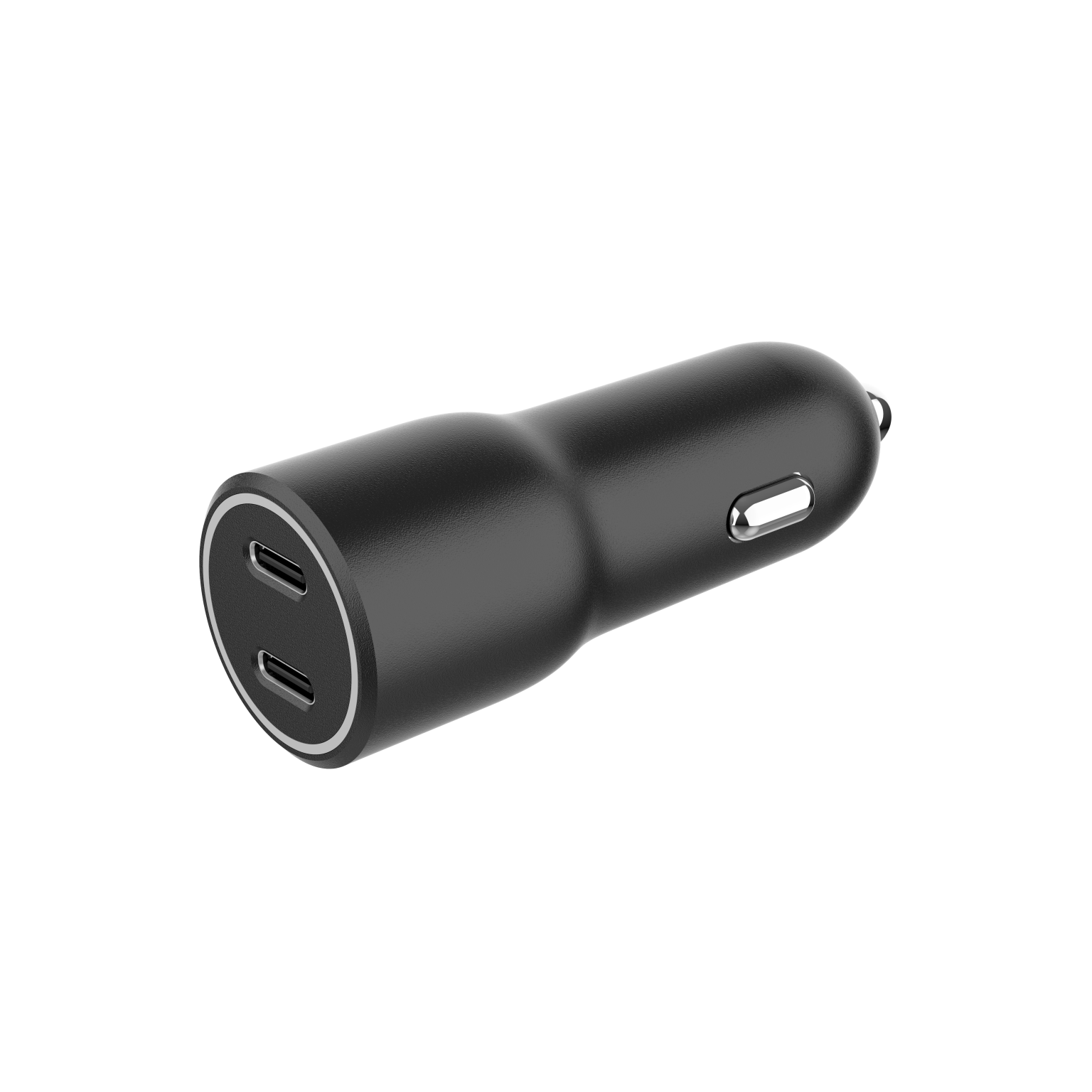 2-ports USB-billader til bil, 4,0 A, sort