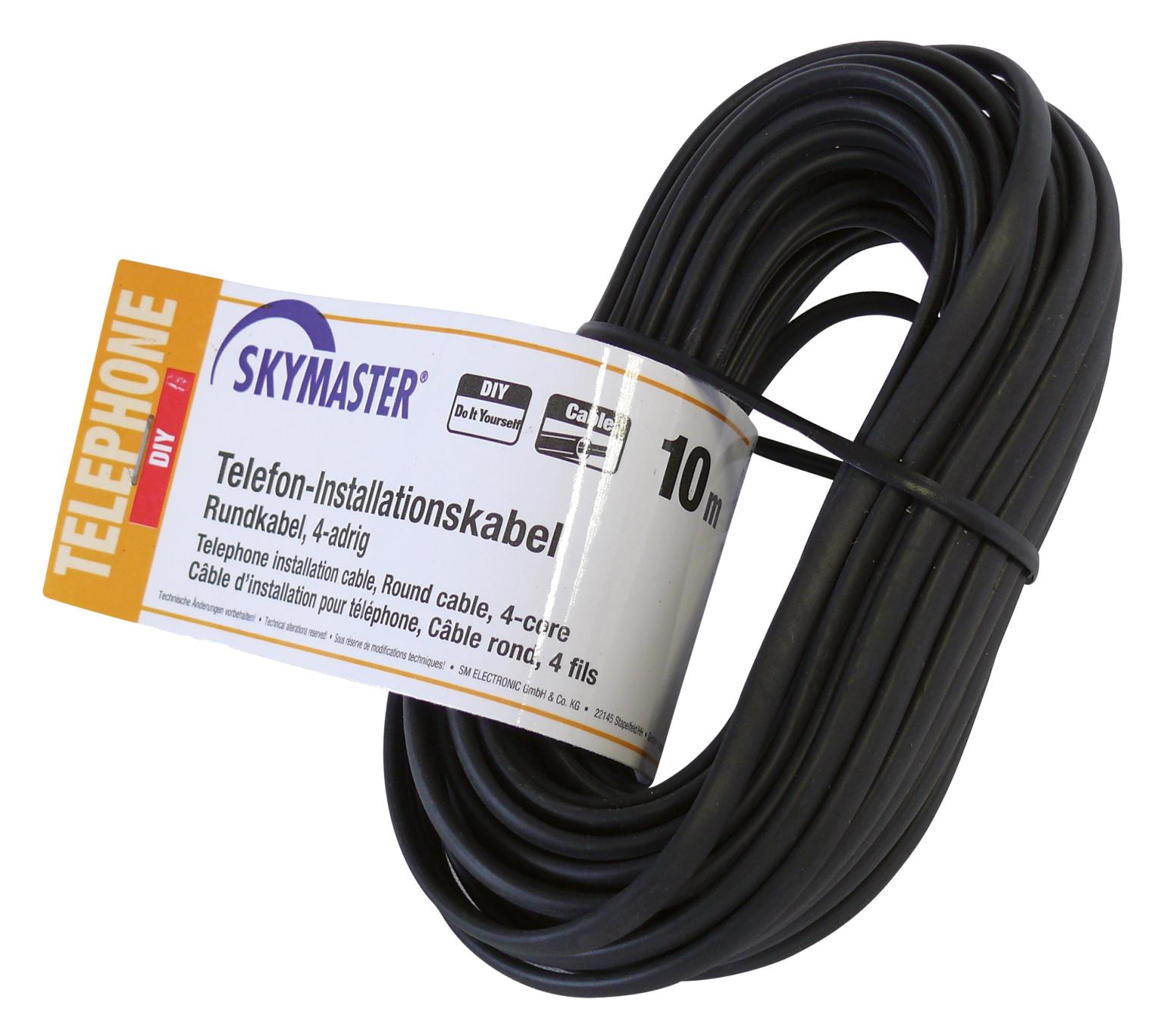 Skymaster Kabel 10m 4-ledet Restlager! Så længe lager haves!