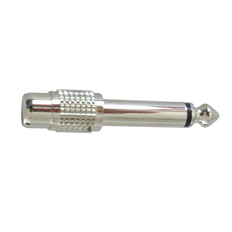 Adapter 6,3mm Jack/Cinch Metal BLANKO