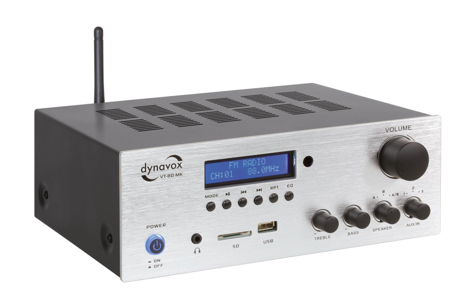 Dynavox Stereo-forst. VT-80 MK sølv