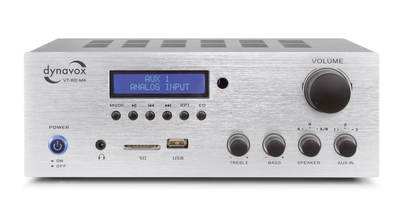 Dynavox Stereo-forst. VT-80 MK sølv