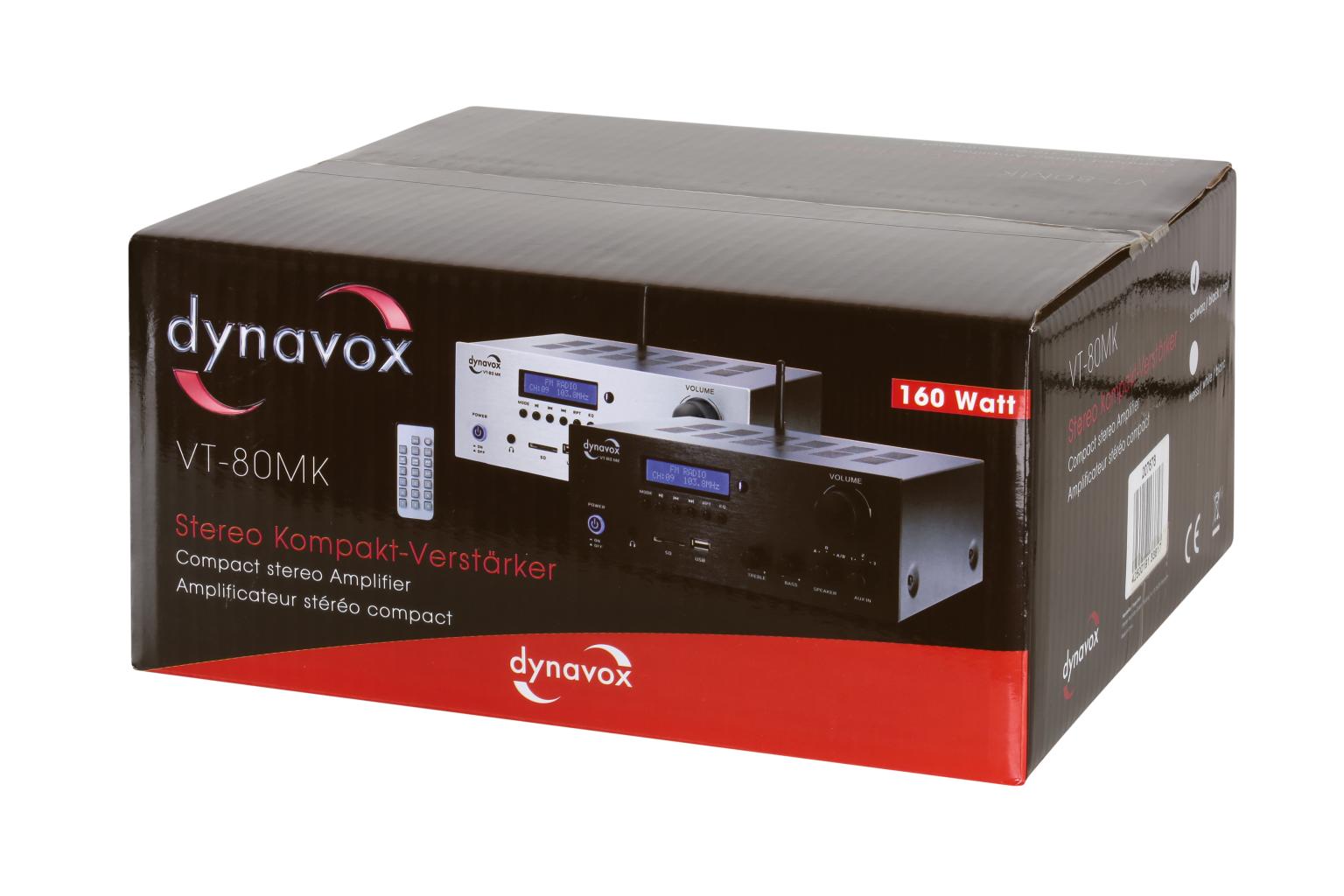 Dynavox Stereo-forst. VT-80 MK sølv