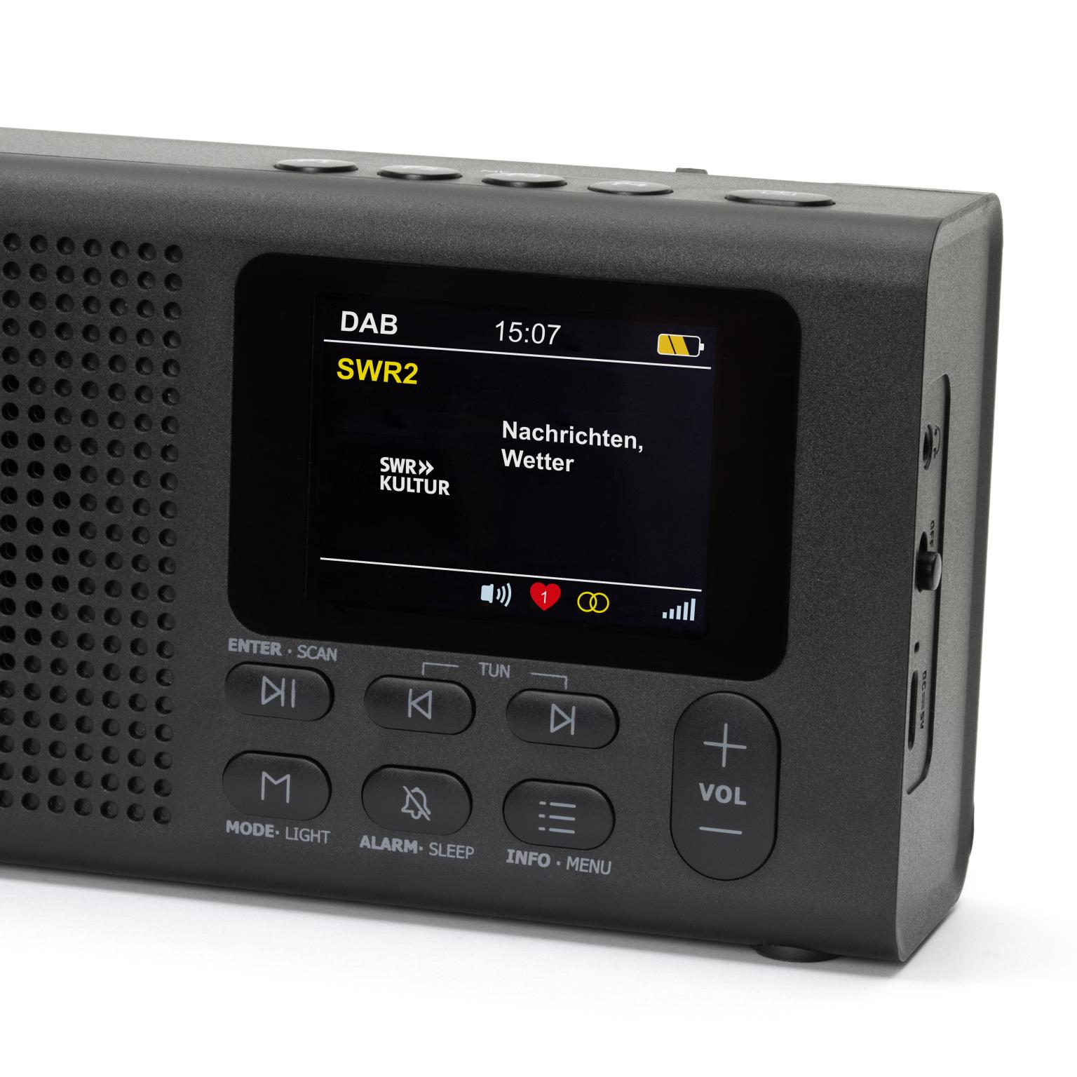 Dynavox DAB+ Radio DBT200 med BT og vækkefunktion