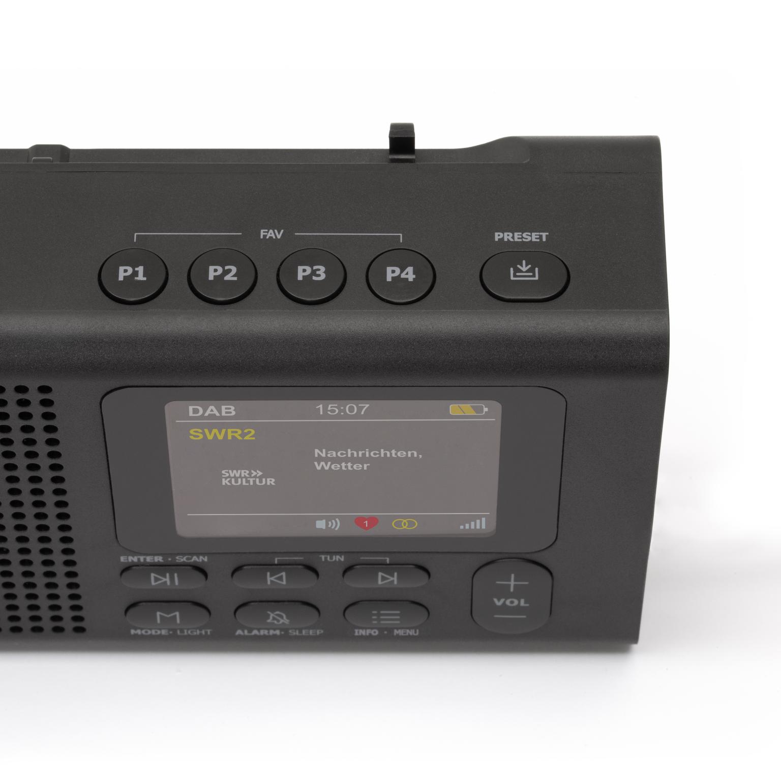 Dynavox DAB+ Radio DBT200 med BT og vækkefunktion