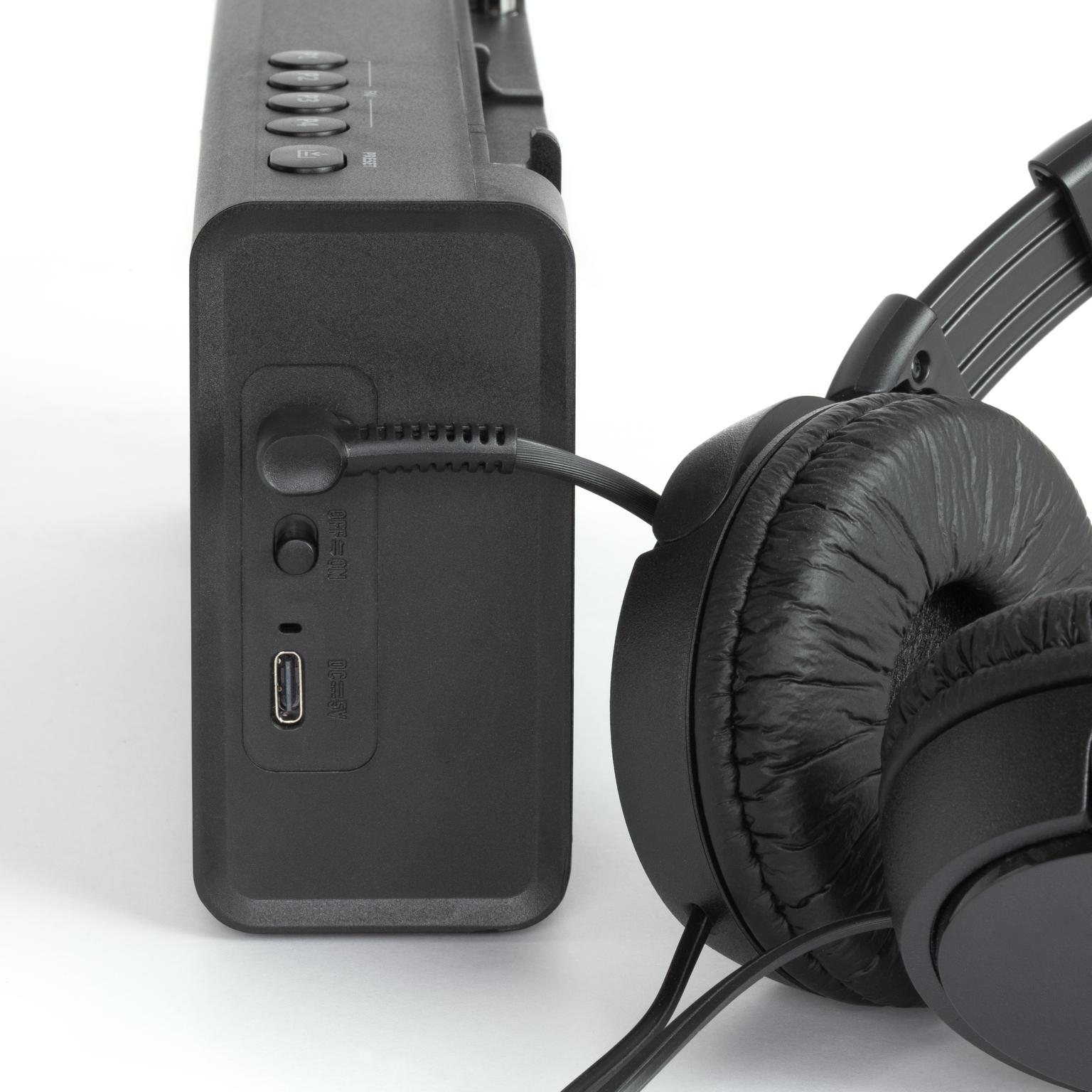 Dynavox DAB+ Radio DBT200 med BT og vækkefunktion