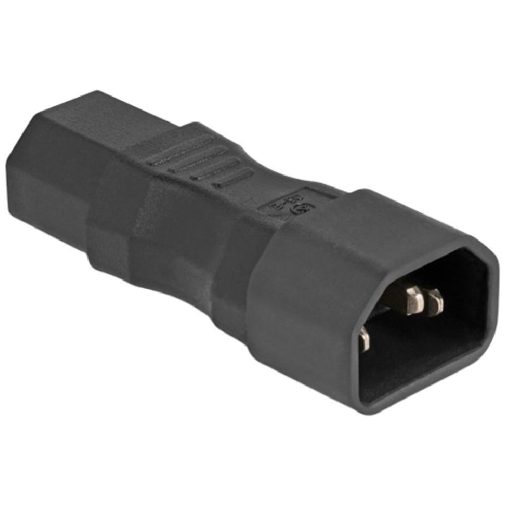 ```html Adapter C14 til C13 - Delock