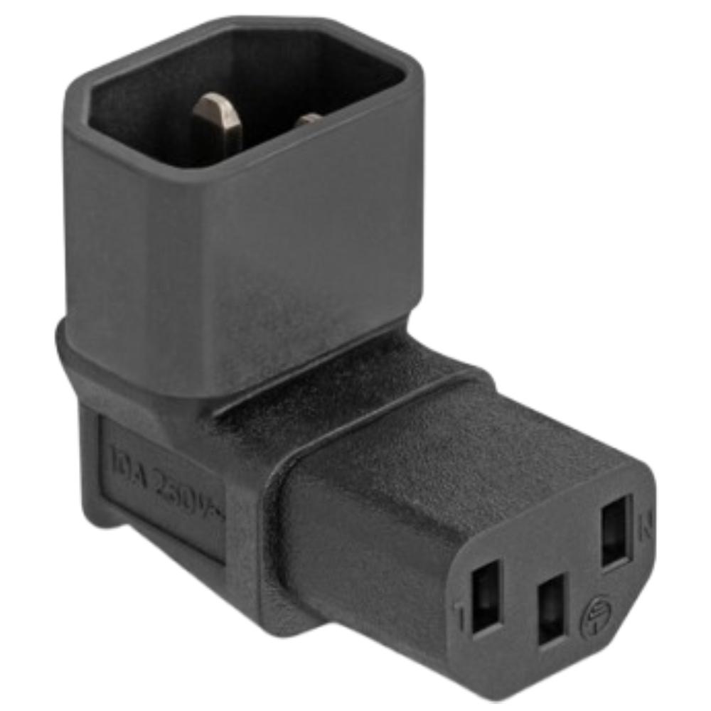 ```html Adapter C14 til C13 - Delock