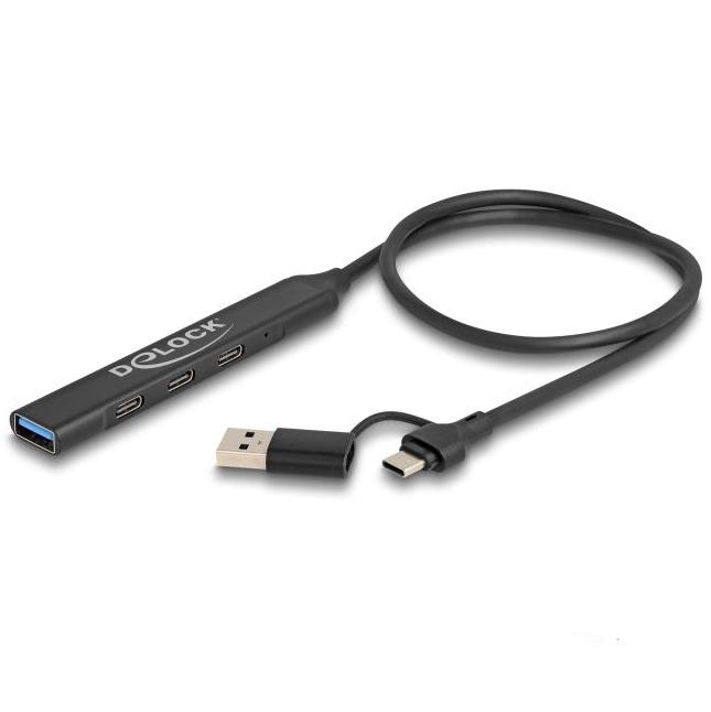 USB A + C til A + C hub - 4 porte