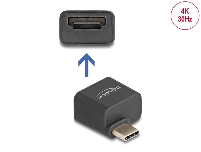 Delock Mini Adapter USB Type-C™ Stik til HDMI Stik (DP Alt Mode) 4K