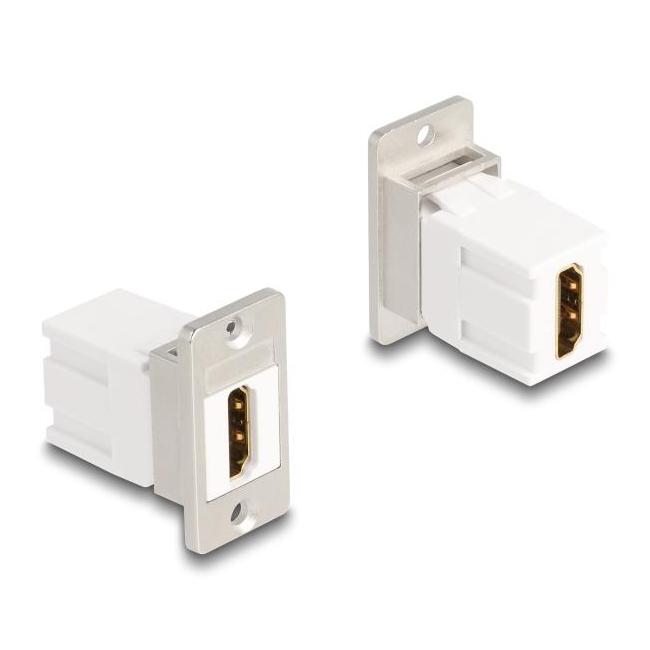 Delock Panel Mount Keystone Modul HDMI Hun til Hun 8K 60 Hz konisk