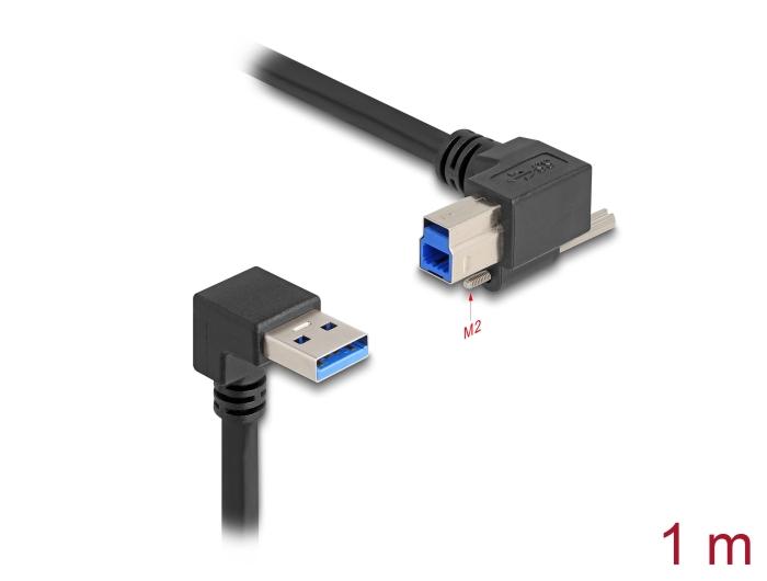 Delock USB 5 Gbps Kabel USB Type-A stik 90 nedad vendt til USB