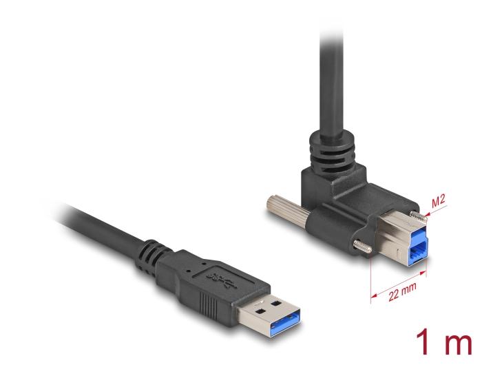 Delock USB 5 Gbps Kabel USB type-A stik lige på USB type-B stik med