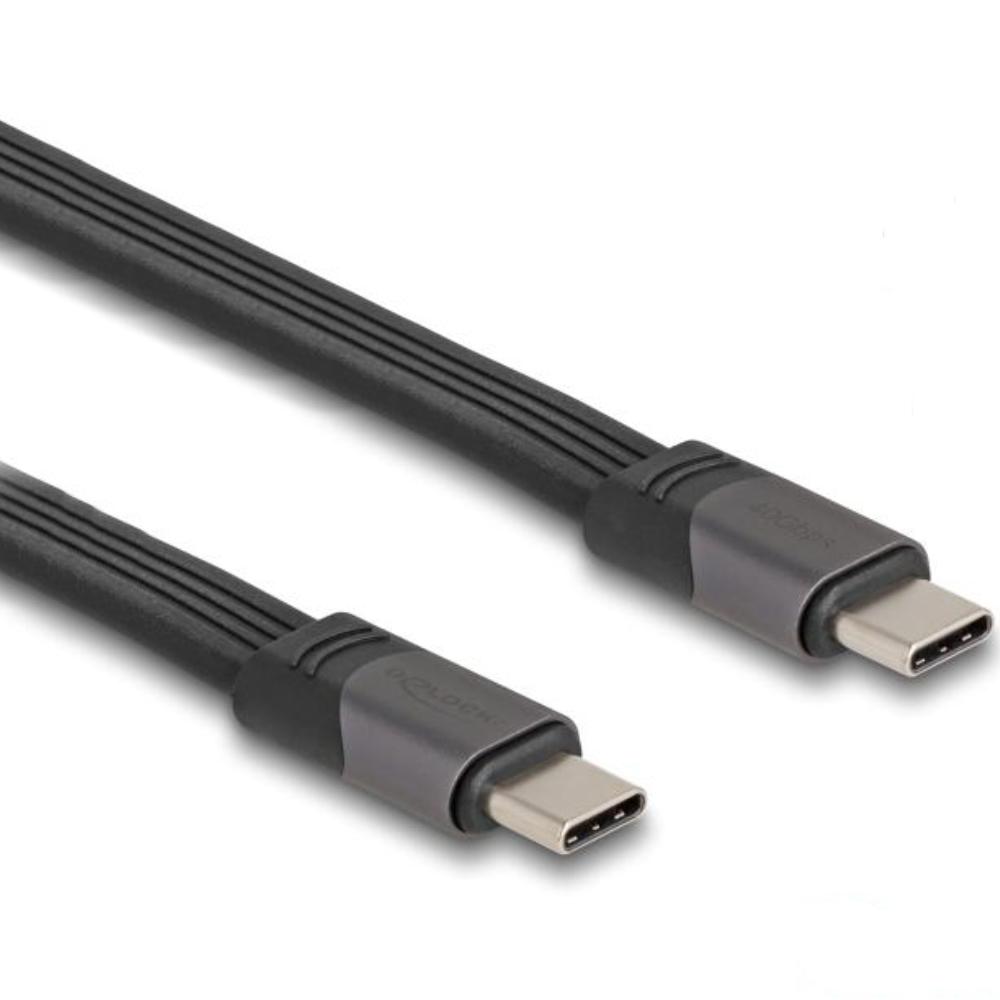 Delock USB 40 Gbps FPC fladkabel USB Type-C™ til USB Type-C™ 15 cm