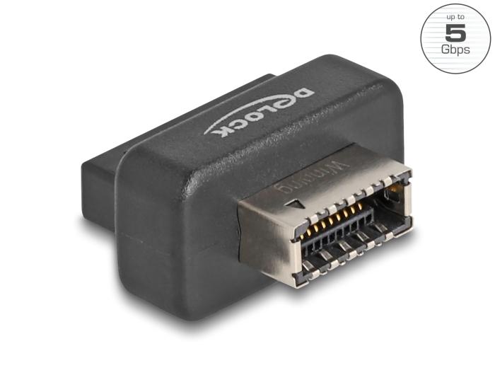 Delock USB 5 Gbps Adapter Stiftliste til intern Type-E Key A stik med G