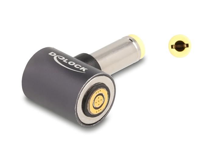 Delock Adapter til Notebook-opladerkabel, 5,5 x 2,5 mm stik til magnetisk