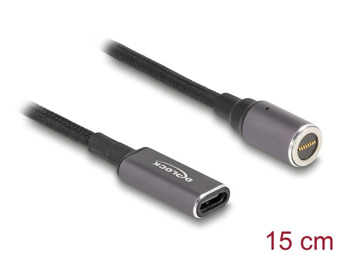 Delock Notebook-opladerkabel USB Type-C™ stik til magnetisk 8-polet stik