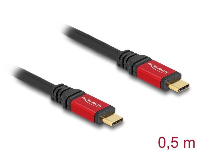 Delock USB 20 Gbps Kabel USB Type-C™ Stik til Stik PD 3.0 100 W E-M