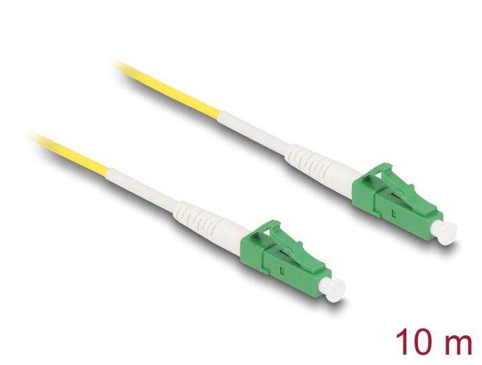 Delock Fiberoptisk kabel LC-APC til LC-APC Simplex Singlemode OS2 10