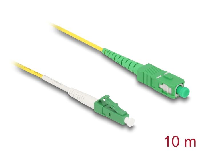 Delock Fiberkabel LC-APC til SC-APC Simplex Singlemode OS2 10