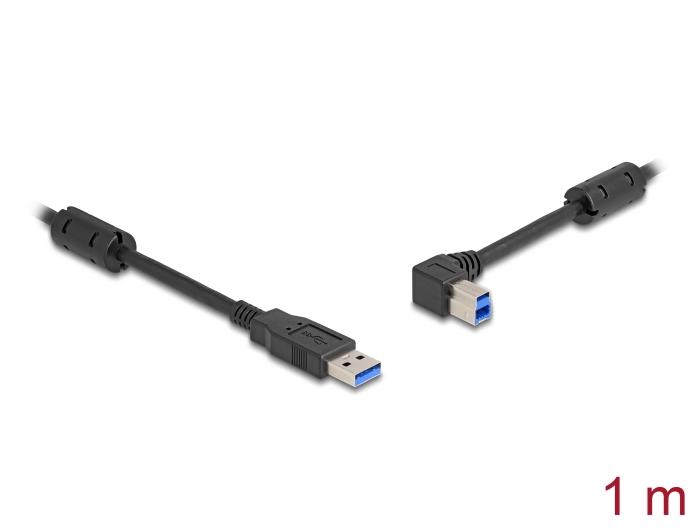 Delock USB 5 Gbps Kabel Type-A stik til Type-B stik 90 venstrevinklet