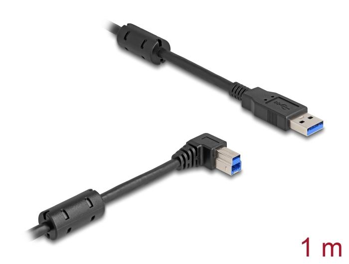 Delock USB 5 Gbps Kabel Type-A stik til Type-B stik 90 højre vinkel