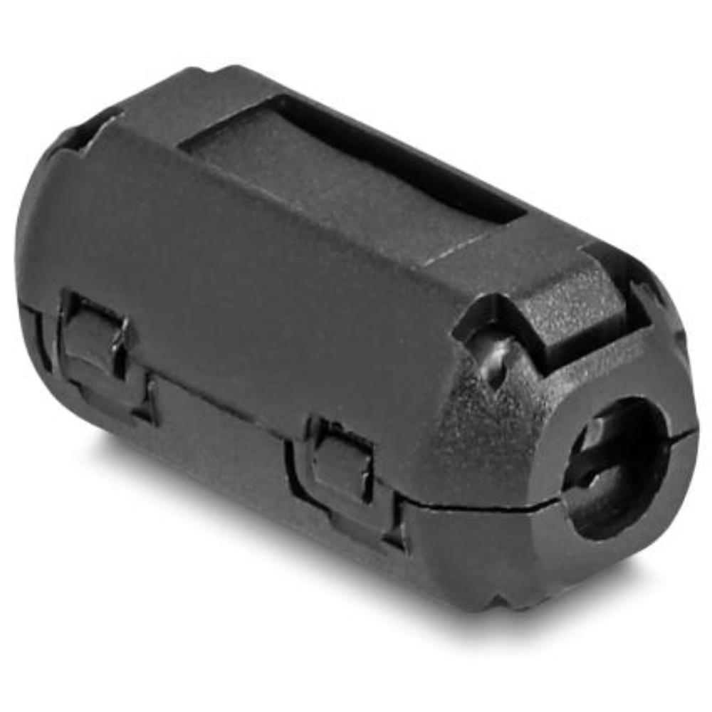 Delock Ferritkern / Ferritring für Rundkabel 3,5 mm 2 Stück schwarz