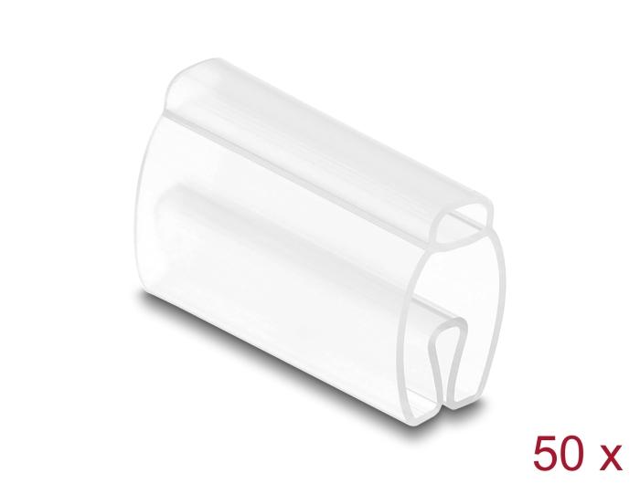 Delock Kabelmarkeringer til kabeldiameter 6 - 10 mm 50 stk. transparent