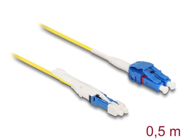 Delock LWL Kabel CS Stik til LC Duplex UPC Singlemode G657A2 / OS2 Unibo