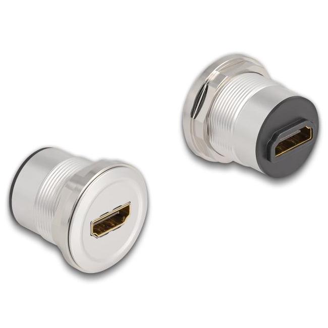 Delock HDMI indbygningsboks 8K 60 Hz Aluminium