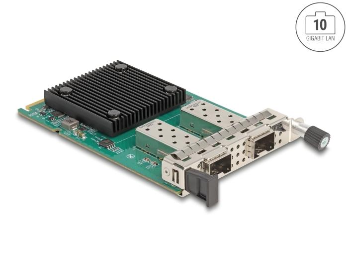 Delock OCP 3.0 kort med 2 x SFP+ 10 Gigabit LAN