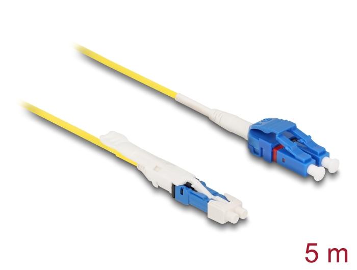 Delock LWL Kabel CS Stik til LC Duplex UPC Singlemode G657A2 / OS2 Unibo