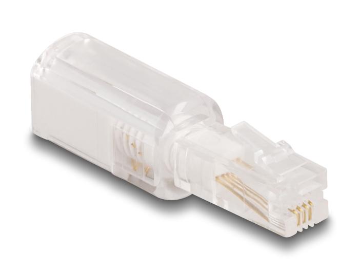 Delock Telefonkabel-drejesikringsadapter RJ10 stik til RJ10 hun Adapter