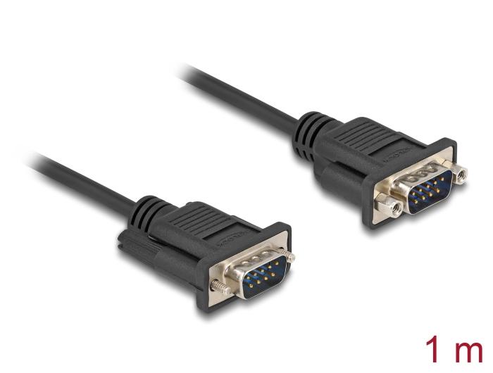 Delock Seriellkabel RS-232 D-Sub9 Stik til Stik med smal stik