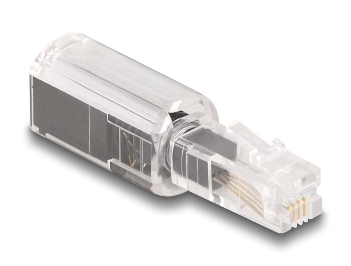 Delock Telefonkabel-drejesikringsadapter RJ10 stik til RJ10 hun Adapter