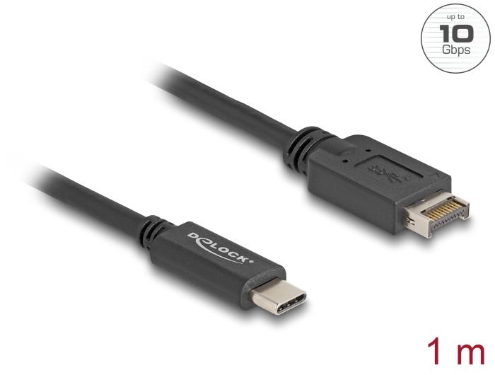 Delock USB 10 Gbps Kabel USB Type-E Key A 20-polet stik til USB Type-C™ stik