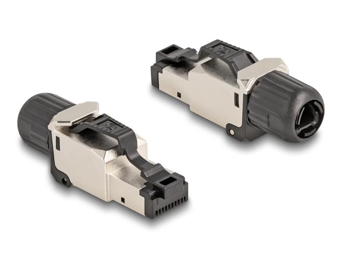 Delock RJ45-stikkontakt til feltmontering Cat.6A