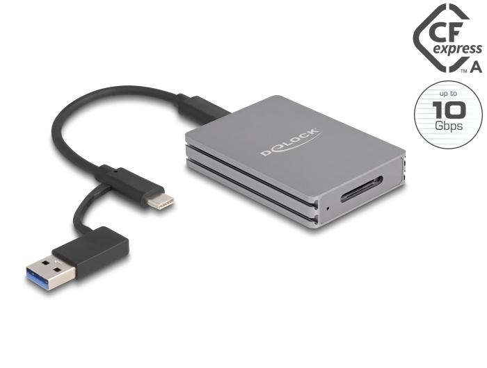 Delock USB Type-C™ Card Reader til CFexpress Type A hukommelseskort