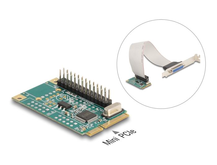 Delock Mini PCIe I/O PCIe Full Size 1 x Parallel
