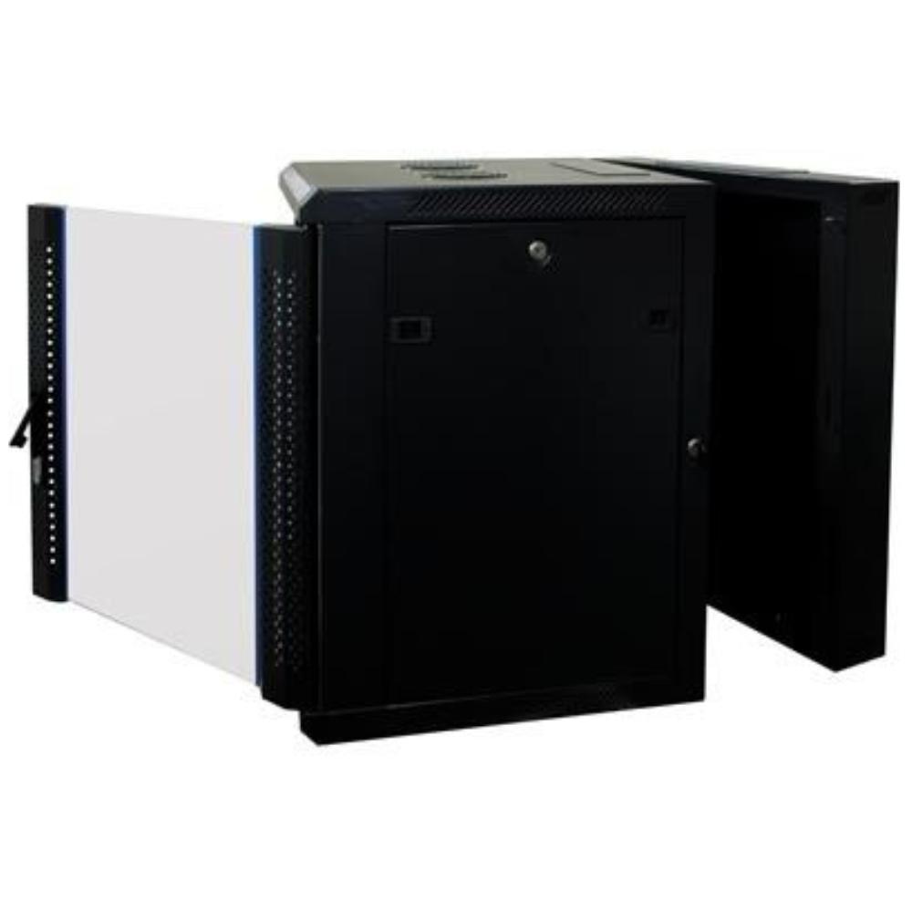 12U Serverkabinet 19 tommer 600x600x635mm (BxDxH) Patchkabinet Vægkonsoll Datakabinet