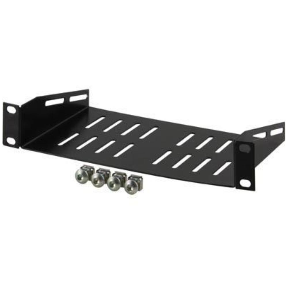 1U Hylde 225 x 136 mm (b x d) 10 Inch Patchskab Rackskab Dataskab