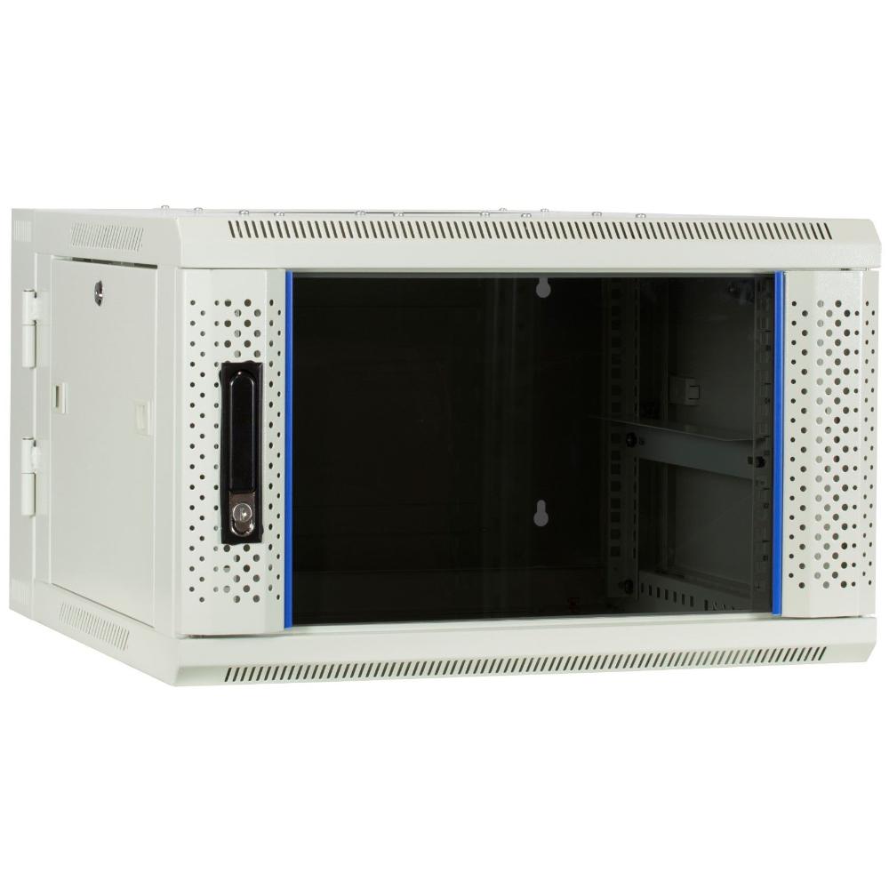 6U Serverkabinet 19 tommer 600x600x368mm (BxDxH) Patchkabinet Vægkabinet Datakabinet
