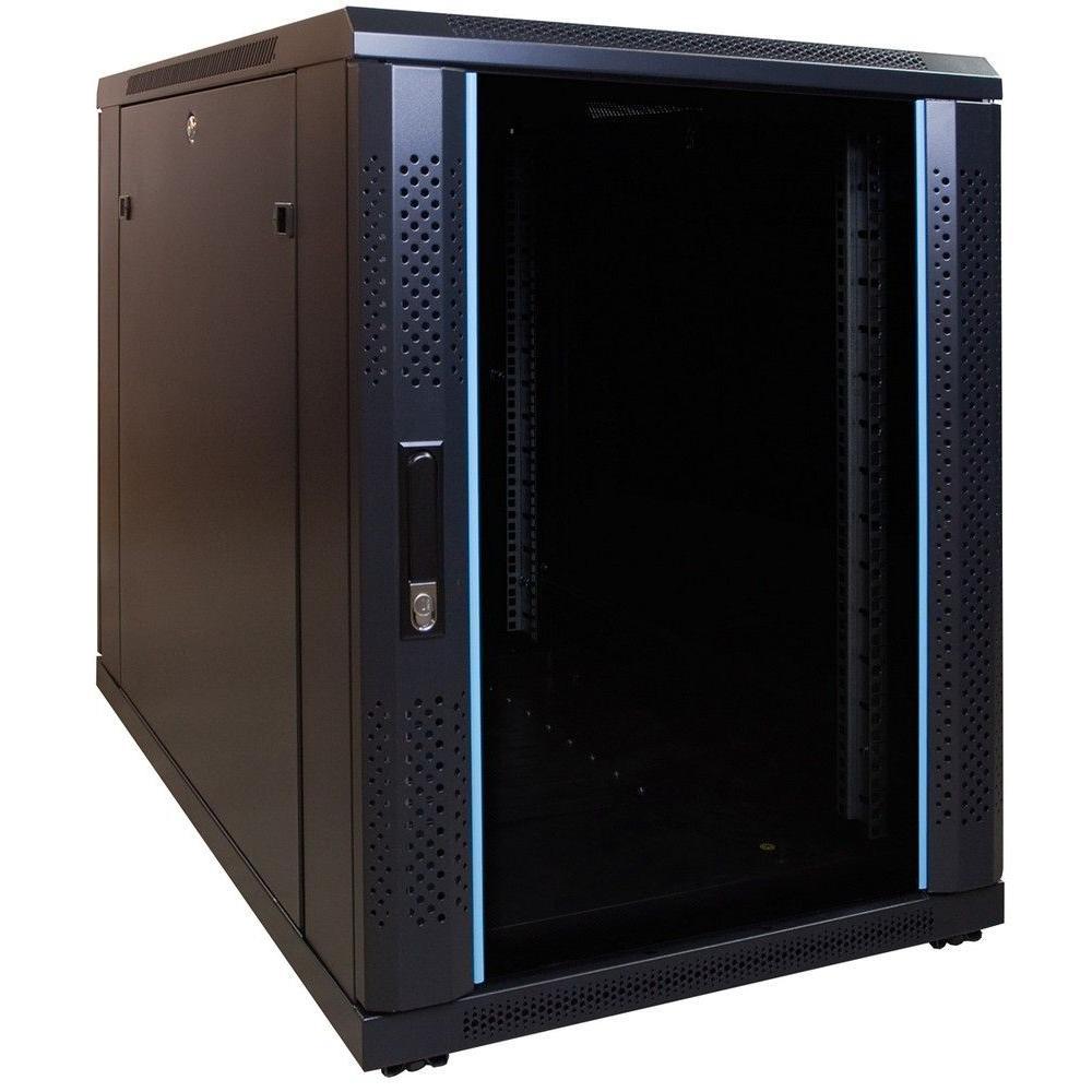 15U miniserverkabinet 19 Inch 600x1000x860mm (BxDxH) Patchkabinet Rackkabinet Datakabinet